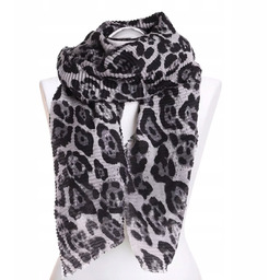 Jesienny Szal Damski Szalik Modny Elegancki W Panterkę