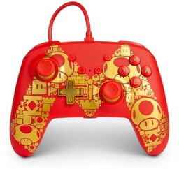 PowerA Enhanced Mario Golden M do Nintendo Switch