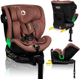 Fotelik samochodowy 40-150cm Obrotowy z Bazą Isofix Montaż
