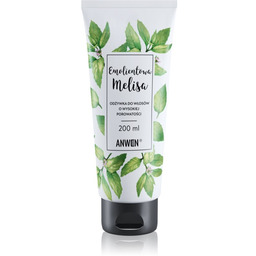 Anwen, odżywka do włosów wysokoporowatych, Emolientowa Melissa, 200ml