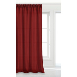 Spod Igły I Nitki Zasłona gotowa 140x270 czerwona