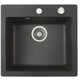 Teka CLIVO 50 S-TQ Tequarc Onyx Zlewozmywak prostokątny