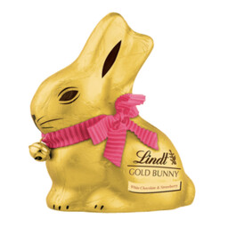 Królik czekoladowy Lindt Gold Bunny biała czekolada