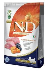 N&D Pumpkin Dog Mini Adult Lamb/Blueberry Grain-free -