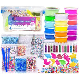 Laboratorium Slime Gotowe Gluty Akcesoria Walizka