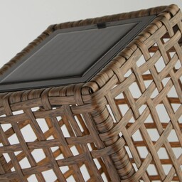 Searchlight Lampa tarasowa LED Marcjanna, brązowa, rattan, 47