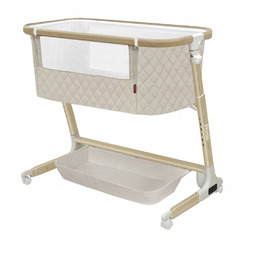 Elektroniczne dostawne łóżeczko Prima Carrello na kółkach. Pilot.