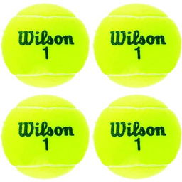 Wilson Unisex-Adult Federer WRT110000 Zestaw 4 Piłek Tenisowych,