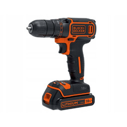 akumulatorowa wiertarko-wkrętarka 18V, 1x1.5Ah Black+Decker [BDCDC18-QW]