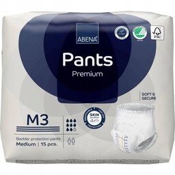 Abena, Majtki chłonne, PANTS M3, 15szt.