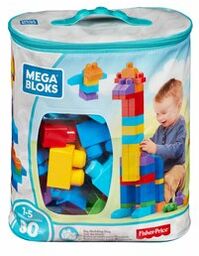 Mega Bloks, zestaw klocków plastikowych, 80el., DCH63