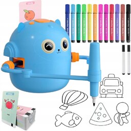 Robot Rysujący Edukacyjny Fiszki Do Rysowania Nauka Angielskiego