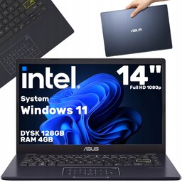 Laptop 14 Cali Asus Vivobook Go Intel N
