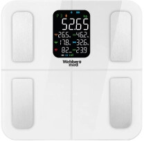 Webber Livia SBS-1320B 180kg Biały Waga łazienkowa