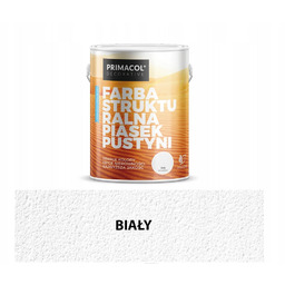 Primacol Dekoracyjna Farba Piasek Pustyni 5L Biały