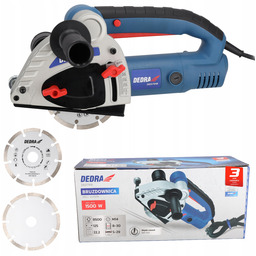 Bruzdownica Do Betonu Dedra 1500W Frezarka rowków 2tarcze