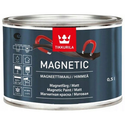 Tikkurila Magnetic Farba Akrylowa Magnetyczna Ścienna Szary Grafit
