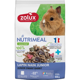 ZOLUX NUTRIMEAL 4 Rabbit Dwarf Junior 850 g