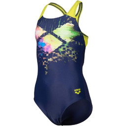 ARENA Girl''s Multi Pixels Swimsuit Swimsuit PRO Back