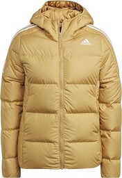adidas Essentials Midweight Hooded Kurtka puchowa, Golden Beige,