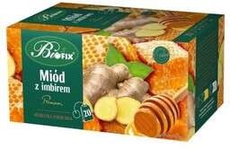 BiFix Herbata owocowa Miód z imbirem, 20x2g