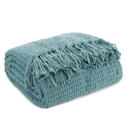 Eurofirany Koc narzuta 130x170 Suzi miętowy tkany