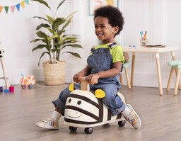 Drewniany 4-kołowy jeździk dziecięcy Zippity Zebra jeździk B.Toys