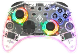 Deltaco GAM-149-T do Nintendo Switch, PC Bezprzewodowy Transparent