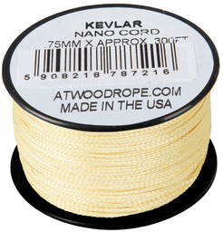 Linka Nano Kevlar Cord ATWOOD (0,75mm/91m) Nylon Żółta