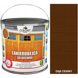 COLORIT LAKIEROBEJCA DO DREWNA 2,5L DĄB CIEMNY