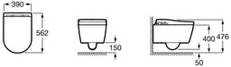 ROCA A803060001 INSPIRA IN-WASH WC podwieszane