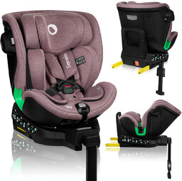Fotelik samochodowy 40-150cm Obrotowy z Bazą Isofix Montaż