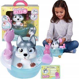 Pamper Petz Zestaw Z Wanną Interaktywny Piesek Husky