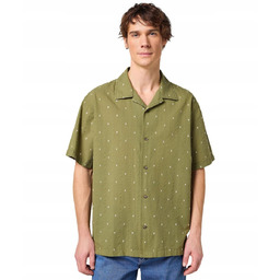 Koszula Wrangler SS RESORT SHIRT 112350500 Dusty Olive