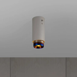 Lampa sufitowa punktowa Exhaust Linear Stalowa Szara