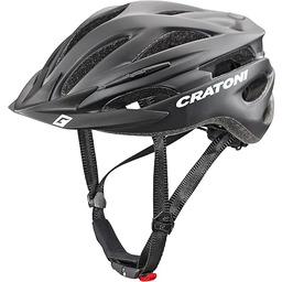 Cratoni Pacer+ kask rowerowy, czarny matowy, S-M