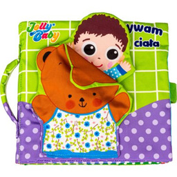 Jolly Baby Zabawka JOLLYBABY Książeczka Odkrywamy Części Ciała