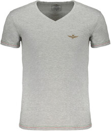 T-SHIRT MĘSKI Z KRÓTKIM RĘKAWEM ERONAUTICA MILITARE NIEBIESKI