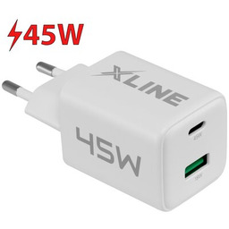 XLINE Ładowarka sieciowa WCG452W 45W GAN Biały ładowarka