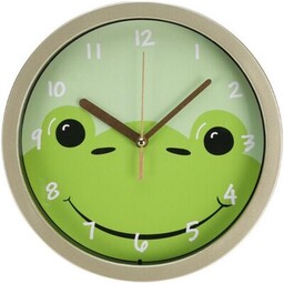EXCELLENT HOUSEWARE Zegar ścienny Kids Animal Żaba 20