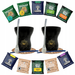 Zestaw Yerba Mate Green Bombilla Matero dla dwojga