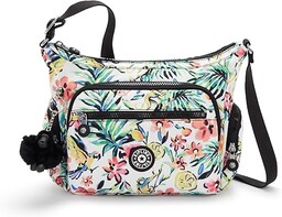 Kipling GABBIE S Mała krzyżówka, Cocktail Floral, Pomarańczowy