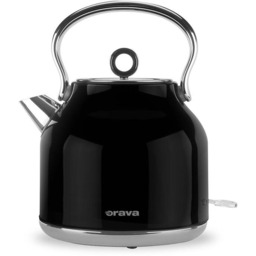 Orava Czajnik bezprzewodowy czarny Vintage 1,7 l