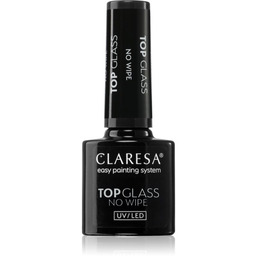 Claresa Top Glass No Wipe transparentny top hybrydowy