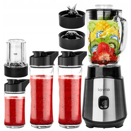 Blender Kielichowy Szklany 5w1 Młynek do kawy Mikser