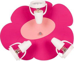 Lampa sufitowa plafon Płatek różowy