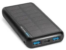 SBS TTBB10000SK 10000mAH 10W Czarny Powerbank solarny