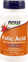 Now Foods Folic Acid - Kwas Foliowy +