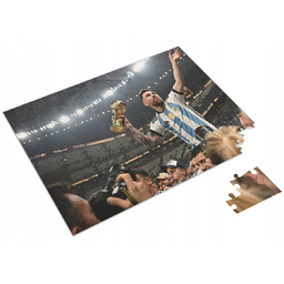 Puzzle + MESSI piłka nożna sport prezent A3