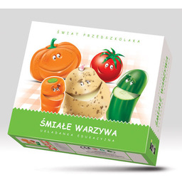 Śmiałe Warzywa, układanka edukacyjna, Jawa